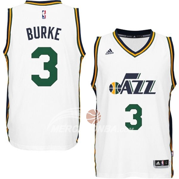 Maglia NBA Burke Utah Jazz Blanco